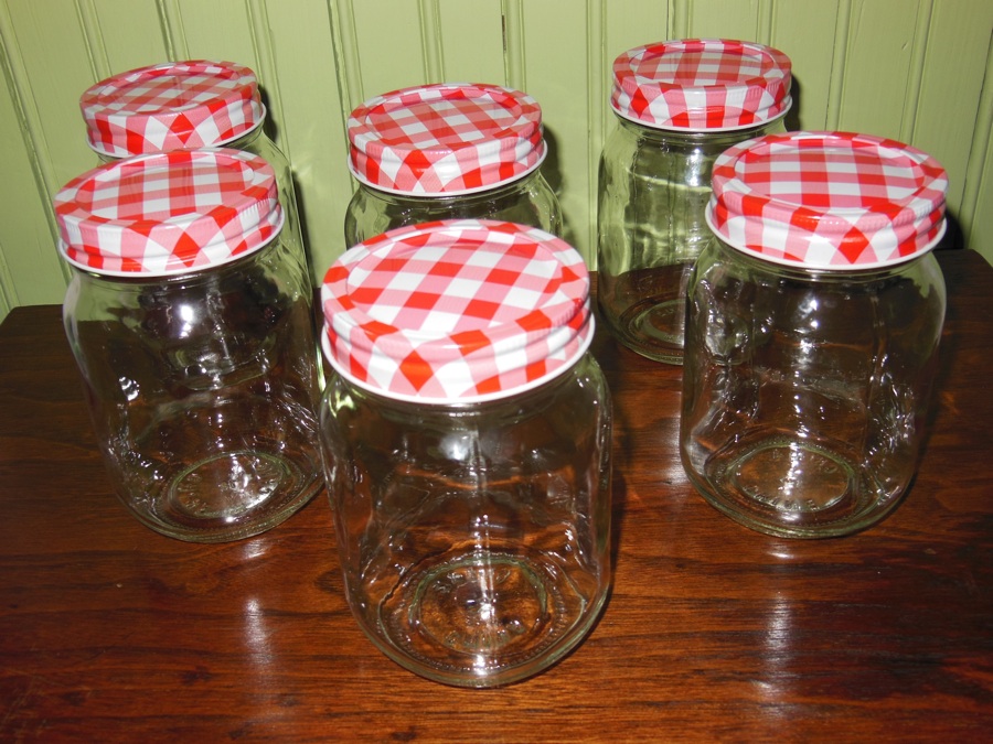 Empty jars