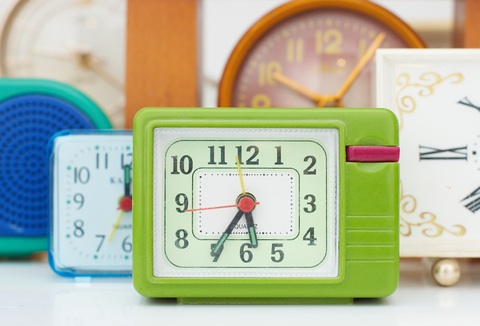 green clock