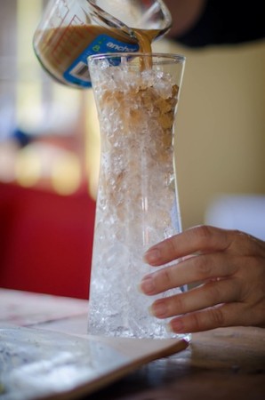 pour over ice